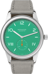 Nomos Glashutte Club Campus 38 Electric Green Sapphire Crystal