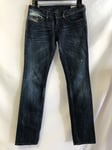 Jean Droit Femme Diesel Modèle Lowky 100%Coton Taille w28 couleur Bleu Neuf !!!!