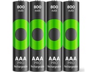 Gp-Batterier Recyko Pro Uppladdningsbart Aaa-Batteri Nimh 800 Mah 1,2 V 4 St