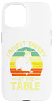 iPhone 15 Thanksgiving Toddler Coolest Turkey At The Table Dinner Case