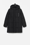 Calvin Klein - Kappa Long Quilted Puffer Coat - Svart