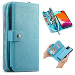 Apple iPhone 11 Pro Zipper Wallet Case LightBlue