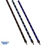 Båtsystem Striplight LED 300mm m/Kaldhvit Lys 0,9W 12V