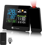 Projection Alarm Clock, Digital Projector Clock with MSF on Ceiling, Temperature