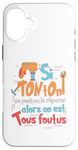 Coque pour iPhone 16 Plus SI TONTON NE PEUT PAS LE RÉPARER - Anniversaire Oncle