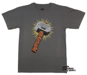 Thor Mighty Mjolnir Hammer Oath Marvel Licensed Adult T-Shirt