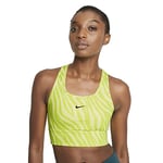 Nike CZ7208-712 Swoosh ICONCLASH Bra SP21 Sports Bra Womens lt zitron/(Black) (gcw#1) XL