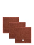 Premium Towel 30X30 4-Pack Home Textiles Bathroom Textiles Towels & Bath Towels Face Towels Brown GANT