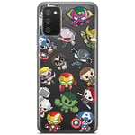 ERT GROUP Coque de téléphone Portable pour Samsung A02S Original et sous Licence Officielle Marvel Motif Avengers 024 Parfaitement adapté à la Forme du téléphone Portable, partiel imprimé