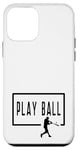 Coque pour iPhone 12 mini Play Ball Baseball Batter Homerun Funny Game Graphic Dire