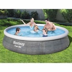 Bestway Ensemble de piscine gonflable Fast Set avec pompe 396x84 cm piscine