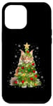 Coque pour iPhone 12 Pro Max Cat Maine Coon Sapin de Noël pour les amoureux des chats