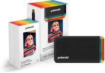 Bundle Hi-Print+Papier-2Nd Generation-Imprimante Portable 2X3 Connectée Bluetooth,Imprimante À Sublimation-Noir