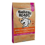 Barking Heads Dog Food Large Breed Bowl Lickin' Chicken Tender Loving Care 12kg