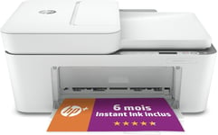 Deskjet 4120E Imprimante Tout En Un Copieur-Jet D'Encre Couleur-6 Mois D'Instant Ink Inclus Avec+Scan,Impression,Wifi,Chargeur Automatique De Documents)