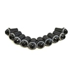 BJMOTO 10X 5MM yleiset tuulilasin pultit ruuvit tuulilasin ruuvimutterisarja Kawasaki ER6F ER6N Z750 Z800 Z1000 Versysille