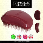 ORIGINAL Tangle Teezer Thick and Curly Pain Free Detangling Hair Brush - MAROON