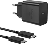 Chargeur Usb C 45w Pour Samsung,Cshare Pps Pd3.0 Chargeur Super Rapide 2.0 Pour Samsung Galaxy S23 Ultra/S23+/S23/S22 Ultra/S21 Fe/A53 5g/A54,Z Fold 4,Tab S8 Ultra,Prise Adaptateur Secteur 2m 5a