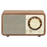 SANGEAN Genuine Mini WR7 Trådløs Bluetooth - Høyttaler m. Radio - Lysebrun