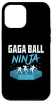 Coque pour iPhone 12 Pro Max Jeu de handball Gaga Ball Ninja Dodgeball Dodge