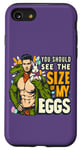 iPhone SE (2020) / 7 / 8 Eggasaurus You Should See The Size Of My Eggs Muscle Easter Case