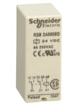 Schneider Electric Rele + pistorasia.2co.24vdc