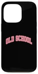 iPhone 13 Pro Rose Pink Graphic Old School Rose Pink Graphic Case