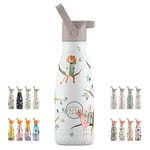 Bouteille Thermique Enfant - 260 ml - Reading Buddies - Bouteille d'Eau en Acier Inoxydable - Boissons Froides 36 Heures et Chaudes 18 Heures - Finition Peinture Gaufrée - Sans BPA - Cool Bottles