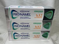 3x SENSODYNE Pronamel Daily Protection Gluten-Free Mint Essence Toothpaste 75ml