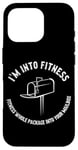 Coque pour iPhone 16 Pro Funny Mailman I'm Into Fitness Ensemble dans votre boîte aux lettres