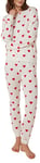 Petit Bateau A09ZG Pyjama, Marshmallow/TERKUIT, S Femme