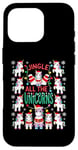 Coque pour iPhone 16 Pro Licornes de Noël Jingle All The Unicorns Squad Party Funny