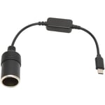 Ej.life - 5V usb c Mle vers 12V Voiture Allume-cigare Femelle Convertisseur D'adaptateur D'alimentation, Adaptateur usb vers 12V dc pour Enregistreur