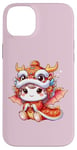 Coque pour iPhone 14 Plus Cadeaux pour enfants du Nouvel An chinois 2025 Baby Dragon