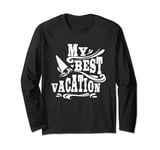 My Best Vacation Adventure Travel Beach Surf Long Sleeve T-Shirt