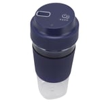 (Blue)Electric Juicer Cup Portable Mini USB Charging Blender Cup Handheld