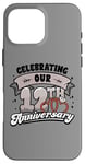 iPhone 16 Pro Max 12th Wedding Anniversary Celebrating 12 Years Matching Gift Case