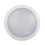 Plafonnier extérieur Lake E27 IP65 20W métal blanc Little Garden Ø30cm