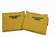 Oehlbach HDCC-30 Lot de 2 Chiffons de Nettoyage en Microfibre pour Lunettes, téléviseurs, Appareil Photo, écran, téléphones Portables 30 x 30 cm