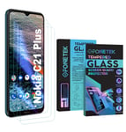 (Pack of 3) For NOKIA C21 PLUS Clear TEMPERED GLASS Screen Protector Guard Cover