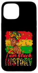 Coque pour iPhone 15 I am Black History Juneteenth celebration afro-américain