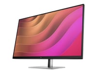 Hp E32k G5 - E-Series - Led-Skärm - 31.5" - 3840 X 2160 4K Uhd (2160P) @ 60 Hz - Ips - 350 Cd/M² - 1000:1 - 5 Ms - Hdmi, Displayport, Usb-C - Högtalare - Svart Huvud, Svart Och Silver (Ställ)