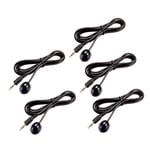 IR Infrared Receiver Extender Cable 3.5mm Jack 1.5m Long 8-12m Receiving 5pcs