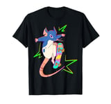 Mouse Skateboard Mouse Skateboarding Retro Skating Mouse T-Shirt