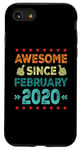 Coque pour iPhone SE (2020) / 7 / 8 Awesome Since February 2020 5 Years Old 5th Birthday