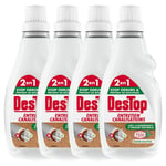 DESTOP Lot de 4 Gels Ecologique Entretien des Canalisations Flacon de 750 ml