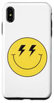 Coque pour iPhone XS Max Yeux lumineux jaunes des années 70 souriant souriant