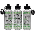 Lisbon Lions Water Bottle 750ml Aluminium | 2 Lids + Carabiner 