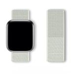 Sport Loop armband till Apple Watch 38/40/41 mm i ventilerande nylon - Vit