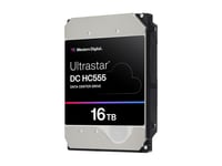 WD Ultrastar DC HC555 - Disque dur - Centre de données - 16 To - interne - 3.5" - SATA 6Gb/s - 7200 tours/min - mémoire tampon : 512 Mo